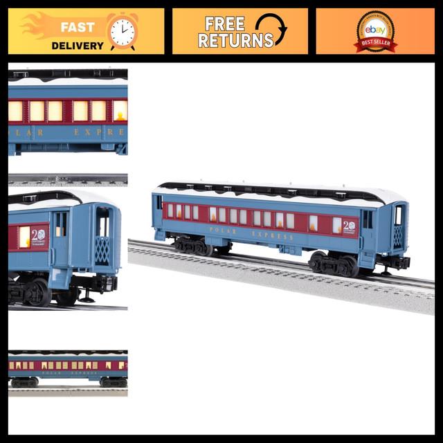 Polar Express 20th Anniversary O Gauge Model Train Coach Car Collectible Toy