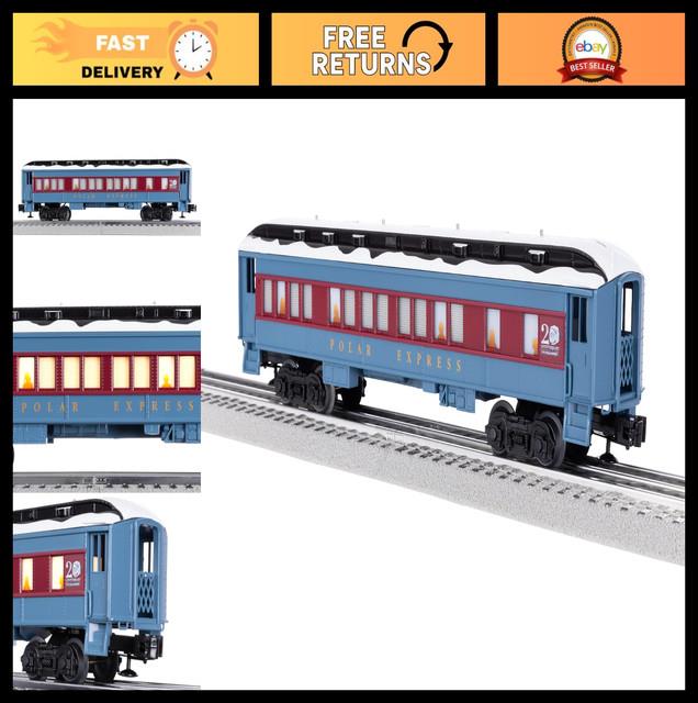 Polar Express 20th Anniversary O Gauge Model Train Coach Car White Roof, Colle