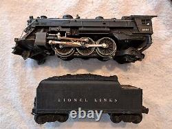 Post-WWII Lionel Trains O Gauge STEAM ENGINE & TENDER 2466WX with 2 Boxes