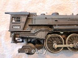 Post-WWII Lionel Trains O Gauge STEAM ENGINE & TENDER 2466WX with 2 Boxes