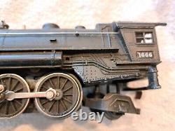 Post-WWII Lionel Trains O Gauge STEAM ENGINE & TENDER 2466WX with 2 Boxes