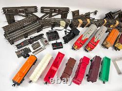 Postwar LIONEL O GAUGE Train Set, 1950s, 2343 SF, 41 Army Switcher, Tracks, LOT