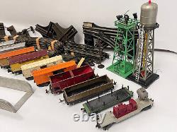 Postwar LIONEL O GAUGE Train Set, 1950s, 2343 SF, 41 Army Switcher, Tracks, LOT