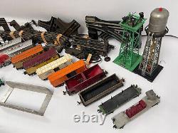 Postwar LIONEL O GAUGE Train Set, 1950s, 2343 SF, 41 Army Switcher, Tracks, LOT