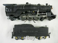 Prewar American Flyer O Gauge 435 4-6-2 Steam Locomotive & 433A Diecast Tender