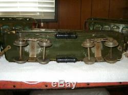 Prewar Lionel #42 Dual Motor Loco Standard Gauge NYC With CARS #18, #19, #190