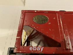 Prewar Lionel Lines No. 516 Standard Gauge Hopper Car Fully Working Beauty