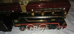 Prewar Lionel Standard Gauge #394e 390e/390t 319 320 322 Wine Boxed Set Ex/ln. M7