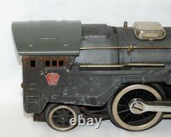 Prewar Lionel Trains Standard Gauge 385E 2-4-2 Steam Engine Gray Nickel Trim Run