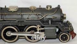 Prewar Lionel Trains Standard Gauge 385E 2-4-2 Steam Engine Gray Nickel Trim Run