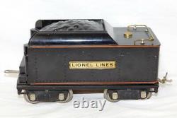 Prewar Lionel Trains Standard Gauge 390E 2-4-2 Steam Engine &Tender Runs Ornge s