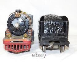 Prewar Lionel Trains Standard Gauge 390E 2-4-2 Steam Engine &Tender Runs Ornge s