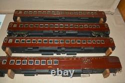 Prewar O Gauge Passenger Train Cars Norfolk & Western O Scale Model Rail 1938