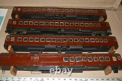 Prewar O Gauge Passenger Train Cars Norfolk & Western O Scale Model Rail 1938