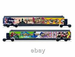 R1253M Hornby 00 Gauge Models The Beatles Yellow Submarine Eurostar Train Set UK