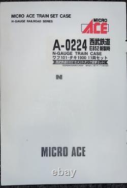 RARE MODEL Train Micro Ace A-0224 Seibu Railway E852 N-Gauge Wafu 101 Taki 1900
