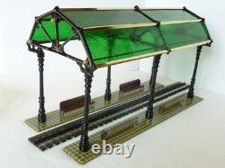 RARE Pride Lines TCA Prototype 18k Gold Trim Stained Glass Domed Station