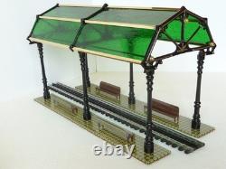 RARE Pride Lines TCA Prototype 18k Gold Trim Stained Glass Domed Station