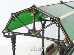 RARE Pride Lines TCA Prototype 18k Gold Trim Stained Glass Domed Station