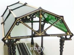 RARE Pride Lines TCA Prototype 18k Gold Trim Stained Glass Domed Station
