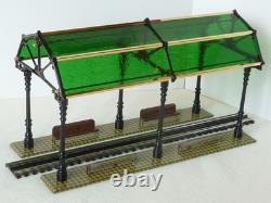 RARE Pride Lines TCA Prototype 18k Gold Trim Stained Glass Domed Station