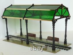 RARE Pride Lines TCA Prototype 18k Gold Trim Stained Glass Domed Station