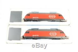 ROCO HO GAUGE 62398 SBB 2x Re 460, ONE POWERED + ONE DUMMY, DCC FITTED