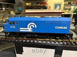 Rare Great Trains 1 Scale G Gauge F40PH Conrail 1123 Diesel Locomotive