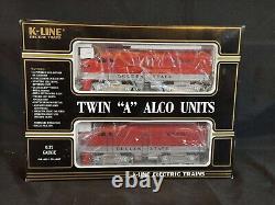 Rare K-Line O Gauge Twin A Alco Units Golden State In the Box NOS
