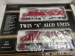 Rare K-Line O Gauge Twin A Alco Units Golden State In the Box NOS