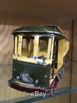 Rare Lionel Standard Gauge 8 Trolley from 1908-14 Great Example