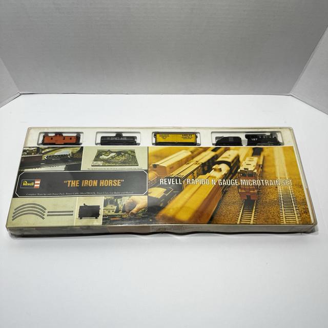 Revell Rapido N Gauge Microtrain Set 1968 The Iron Horse Untested