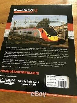 Revolution/Rapido Trains N Gauge Pendolino 11 Car Virgin Hero Poppylino