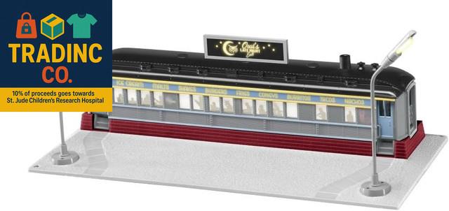 Roadside Plug Expand Play O Gauge Model Train Diner Accessory