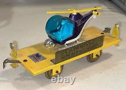 Roberts Lines Standard Gauge Heliport Car TTOS President? 1979 RARE! Helicopter