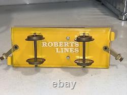 Roberts Lines Standard Gauge Heliport Car TTOS President? 1979 RARE! Helicopter