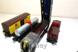 STANDARD GAUGE LARGE MODEL TRAIN SET Tin B O Railway Set Showa Retro Vintage