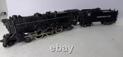 S Gauge American Flyer PRR 315 Locomotive 4-6-2 Engine & Tender with Smoke