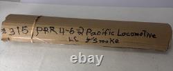 S Gauge American Flyer PRR 315 Locomotive 4-6-2 Engine & Tender with Smoke