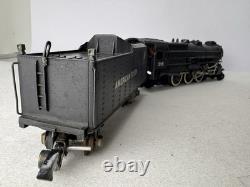 S Gauge American Flyer PRR 315 Locomotive 4-6-2 Engine & Tender with Smoke