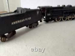 S Gauge American Flyer PRR 315 Locomotive 4-6-2 Engine & Tender with Smoke