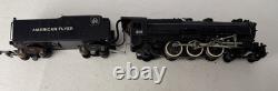 S Gauge American Flyer PRR 315 Locomotive 4-6-2 Engine & Tender with Smoke