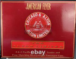 S Gauge American Flyer The Alton Limited Steam Locomotive Passenger Set S102