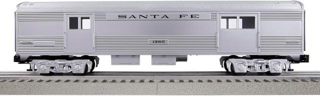 Santa Fe, Electric O Gauge Model Train Cars, Add-on Baggage