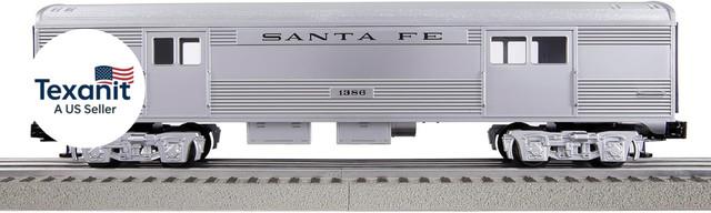 Santa Fe, Electric O Gauge Model Train Cars, Add-on Baggage