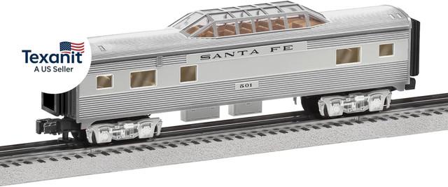 Santa Fe Vista Dome #501 O Gauge Model Train Car