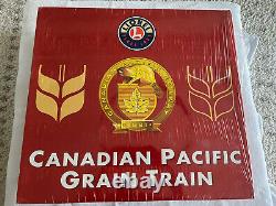Sealed LIONEL 6-31736 CANADIAN PACIFIC GRAIN TRAIN (TMCC DASH 9 #9643) O Gauge