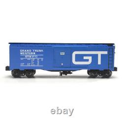 Set of 4 O Gauge Grand Trunk & Western Realistic Train Truck Boxcar Dealer Pack