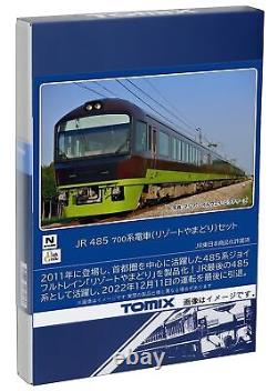 TOMIX N Gauge JR 485 700series Resort Yamadori Set 98822 Model Train Tomytec