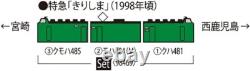 TOMIX N Gauge JR 485 Series KIRISHIMA EXPRESS Set 98469 Railway Model Train